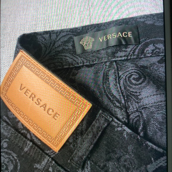 Authentic Versace Pants sz 36 Md in Italy Worn Few Times Excellent Condition - Picture 8 of 12